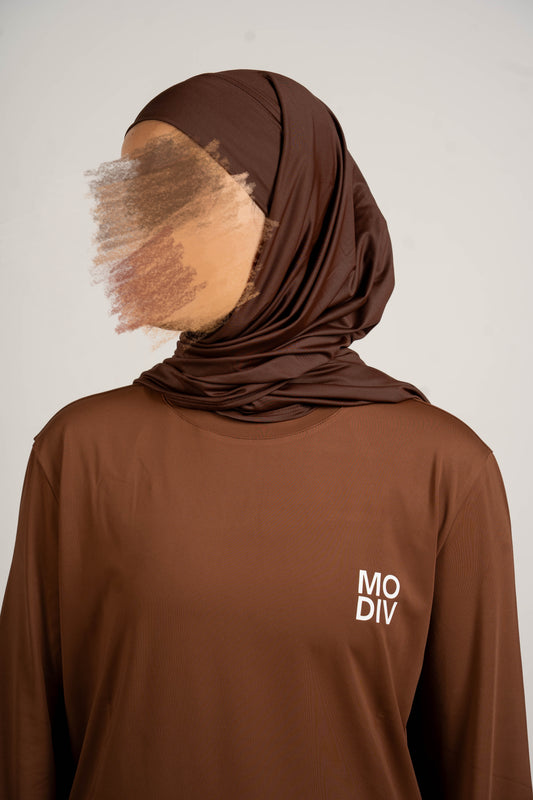 The Active Hijab - Brown