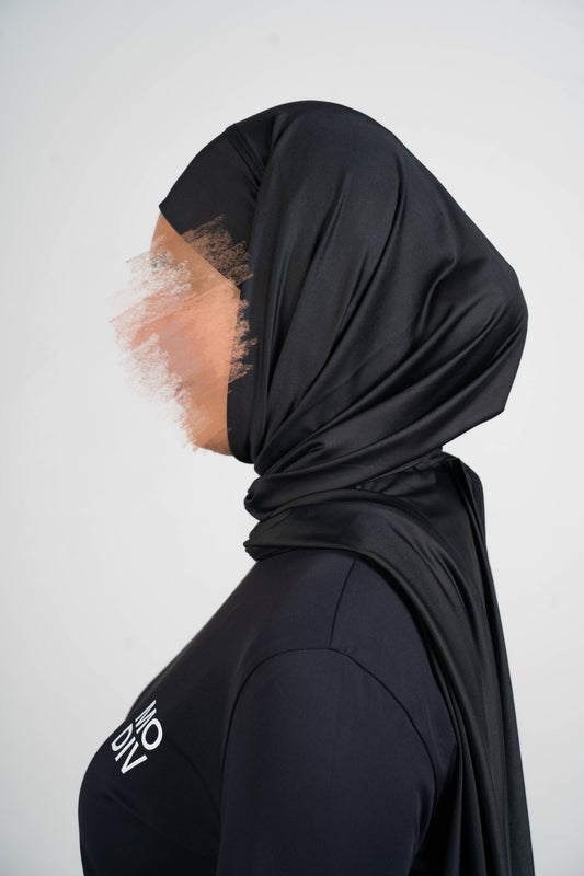 The Active Hijab - Black